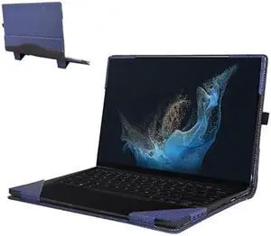 VEVOOD Laptop Cover for Samsung Galaxy Book 2 360 |Book 2 Pro 360|Book 2 pro 360 | Book 3 360|Chromebook 13 XE930QCA/Book Flex 13.3 NP930QCG PU Detachable Case (13.3inch, Blue)