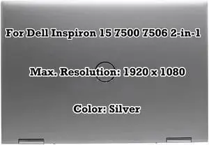 AIVILAND 15"" Panel Replacement for Dell Inspiron 15 7500 7506 2-in-1 FHD 1920×1080 LCD Touch Screen Assembly Display Complete