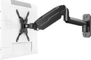 MOUNT PRO Single Monitor Wall Mount for 13 to 32 Inch Computer Screens, Gas Spring Wall Monitor Arm, with VESA Extension Bracket Adapter,Convert VESA Plate to Reach 200x100 and 200x200