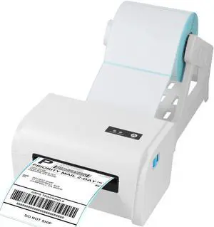 NUCOUN USB Thermal Shipping Label Printer, 4x6, Supports Windows/Mac, High Speed Inkless, UPS FedEx