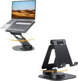 Nulaxy LS18 Laptop Stand and A4 Rotating Cell Phone Stand