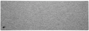 Oakywood Craft 100% Merino Wool Felt & Cork Desk Mat Sustainable, Handmade Wool Felt Desk Pad with Cork Base for Comfort and Stability Grey 90x30cm (35,4x11,8 in)