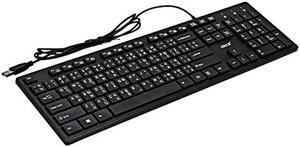 KB518 Oker Keyboard Thai Language Black Waterproof from USB Slim+Desktop