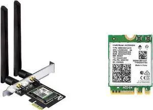 WiFi 6 PCIE Card and Intel AX200 M.2 WiFi Card for Desktop and Laptop
