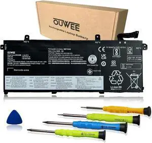 OUWEE L18L3P73 Laptop Battery Compatible with Lenovo ThinkPad T490 T495 P43S Series SB10K97645 02DL007 L18M3P73 L18M4P73 SB10K97646 L18C3P72 L18M4P74 L18C3P71 SB10K97648 02DL010 11.55V 51Wh 4372mAh