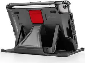 PIVOT A22A Atlas Tablet Case - Fits iPad (10th gen.) - 360 Degree Protection - for Professional Pilots, General Aviation - Black Body/Red Clip