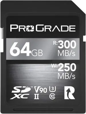 ProGrade Digital SDXC UHS-II V90 300R Memory Card (64GB)