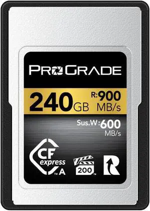 ProGrade Digital CFexpress 2.0 Type A Memory Card (240 GB) Gold