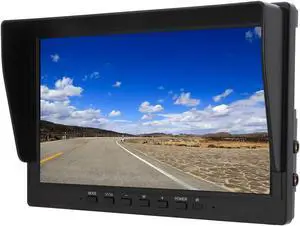 10.1in Rear View Camera Monitor TFT LCD Screen with Sun Visor Universal