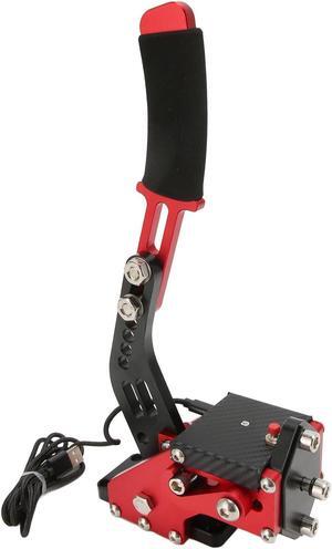 Yunseity 64 Bit USB Handbrake, Progressive Sim Racing Game Handbrake for Xbox ONE, for Xbox Series S X, PC, Hall Effect Accuracy Technology, Non touch Switch, 95% Metal, Easy Install (Red)