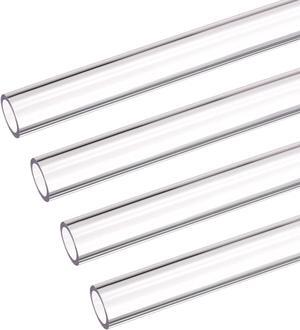 uxcell PETG Tubing Hard Tube 12mm ID, 16mm OD, 0.5m/20inch Length, Clear for PC Water-cooling System 4pcs