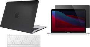 ProCase Hard Case Shell Cover for MacBook Pro 13 2020 Release Bundle with Privacy Screen Protector for MacBook Air 13 / Pro 13