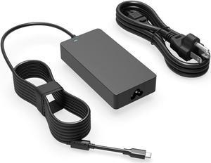 130W Type C AC Charger Fit for Dell Latitude 5531 5431 P137G P135G,XPS 9720 9520 P92F,Precision 5770 5570 5470 3571 P91F Laptop Power Supply Adapter Cord