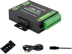 waveshare USB to RS232/485/422/TTL(UART) Interface Converter, Industrial Isolated USB Converter Adapter, Adopt Original FT232RNL Chip,Multiple Protection,Compatible with Mac, Linux, Android, Windows waveshare USB to RS232/485/422/TTL(UART) Interface Converter, Industrial Isolated USB Converter Adapter, Adopt Original FT232RNL Chip,Multiple Protection,Compatible with Mac, Linux, Android, Windows