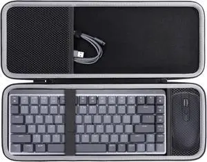 co2CREA Hard Case Replacement for Logitech MX Mechanical Mini Wireless Illuminated Keyboard and Anywhere 3 Compact Mouse Combo