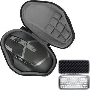 Hard case for Logitech G604 Mouse+MX Keys Mini Keyboard