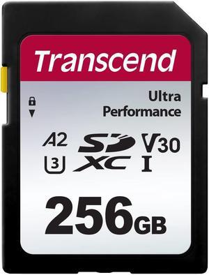 Transcend 256GB SD Card UHS-I U3 A2 Ultra Performance TS256GSDC340S
