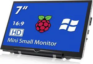 HAMTYSAN Raspberry Pi Screen 7 Inch HDMI Monitor 800x480 LCD Screen Display Mini Small Monitor for Raspberry Pi 4/3/2/Zero/B/B+ Win11/10/8/7 (Non-Touch), Driver Free