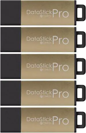 Centon DataStick USB 3.0 Flash Drive 128GB x 5, Gold Metallic (S1B-U3P16-128G-5)