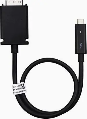 FKA 2.6 ft Black Male-to-Female USB Type C Thunderbolt Dock Cable for Dell TB15 TB16 Docking Station, 24 Pins, Data Transfer
