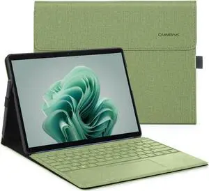Omnpak Microsoft Surface Pro 11/10/9 Case, Lightweight Protective, Multiple Angle, Stylus Holder, Designed for Surface 11th Edition AI 2024/Pro 9 5G 13" 2022, Compatible with Type Cover Keyboard