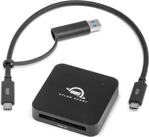 OWC Atlas CFast Card Reader USB-C/USB-A CFast 2.0 Card Reader,OWCTCCFSTRDR