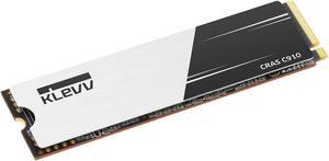 KLEVV CRAS C910 500GB M.2 2280 SLC Cache NVMe PCIe Gen4x4 Laptop & Desktop Internal SSD Heatsink Included, up to 5000MB/s (K500GM2SP0-C91)