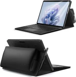 Omnpak Microsoft Surface Pro 11/10/9 Case, Lightweight Protective, Multiple Angle, Stylus Holder, Designed for Surface 11th Edition AI 2024/Pro 9 5G 13" 2022, Compatible with Type Cover Keyboard