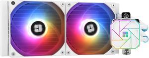 Thermalright Aqua Elite 240 White V3 Aio CPU Cooler,240 Liquid Cooling Row,ARGB PWM Cooler Fans,for Intel LGA1150/1151/1155/1156/1200/2011/1700,AMD:AM4/AM5,PC Cooler Aio