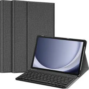 Fintie Keyboard Case for Samsung Galaxy Tab A9 Plus/A9+ 5G 11 Inch 2023 Model (SM-X210/X216/X218), Slim Lightweight Stand Cover with Magnetically Detachable Wireless Bluetooth Keyboard, Gray