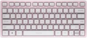 Cherry KW 7100 Mini Multi Device Compact Keyboard with Bluetooth. (Cherry Blossom)