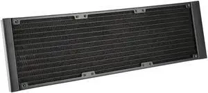 Aluminum 12 Pipe Heat Exchanger Radiator with G1/4 Thread, PC Radiator for Water Cooling System (360mm)