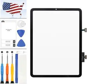 10.9" for iPad Air 5 Screen Replacement for iPad Air 5 5th Generation 2022 Digitizer Touch Screen A2589 A2591 A2588 Sensor Screen Glass Repair Kit Black [Not LCD, Not Fit for iPAD 5 Air]