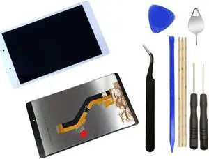 Eaglewireless Full LCD Display Touch Screen Digitizer Assembly Replacement for Samsung Galaxy Tab A 8.0 Wi-Fi 2019 SM-T290 T290-White