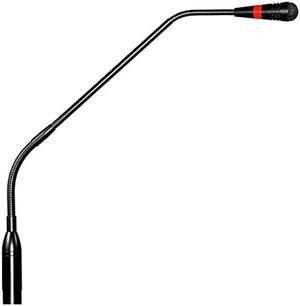 ECS XLR 18 inch Fully Adjustable Quick Mount Cardioid Uni-Directional Gooseneck Microphone, 1 Volt to 9 Volt DC