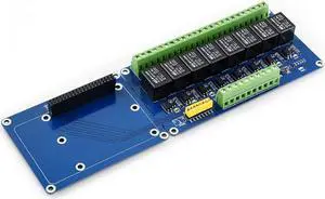 Coowell Raspberry Pi 8 Channel Relay Module HAT for Raspberry Pi 4B+ 4B 3B+ 3B 2B+ Zero W WH Jetson Nano Help The Pi to Control Home Appliances
