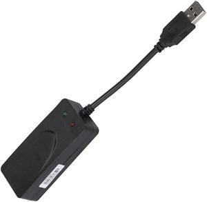 Fax Modem, Dual Port USB2.0 56K External Modem Driver, Plug and Play USB Modem, for Win 7/Win 8/Win 10/Win XP