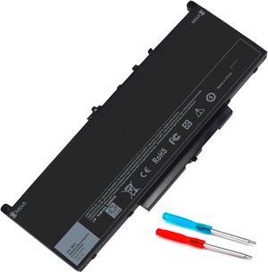 55WH Type J60J5 E7270 E7470 Laptop Battery Compatible with Dell Latitude 12 E7270 P26S001 14 E7470 P61G001 fits 451-BBSX 451-BBSY 451-BBSU J6OJ5 0J60J5 MC34Y F1KTM IW2Y2 R1V85 GG4FM WYWJ2 1W2Y2, 7.6V