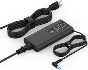 HP 135W 195V 69A AC Adapter Laptop Charger Fit for HP Spectre 15 x360 Omen 15 17 Pavilion Gaming 15 17 ec0013dx 15ec0751ms L15534001 TPNDA11 TPNCA13 Power Supply Cord 45mm  30mm