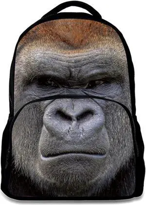 ENDUO DESIGN Animal Backpack King Kong School Bag Teenagers Casual Daypack,17 Inch Laptop Backpack For Man/Kid/Girl/Boy/Woman