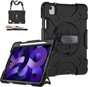[Get 2] iPad Air 5th/4th Generation 10.9 Case Black+ iPad Air 5th/4th Generation 10.9 Case Pink