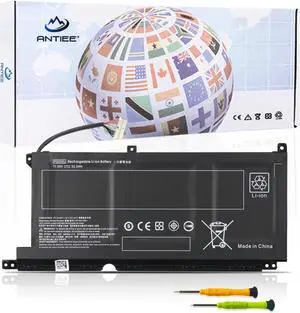 ANTIEE PG03XL Laptop Battery for HP Pavilion Gaming 15-dk0xxx 15-dk1xxx 15-dk2xxx 15-ec0xxx 15-ec1xxx 15-ec2xxx 15-dk0015la 16-a0xxx 15-dk0001la 15-dk0007ng HSTNN-DB9G L48430-2C1 L48430-2B2 PG03052XL