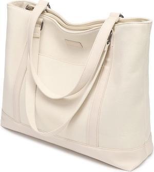 Large Tote Bags for Women 15.6 Inch Laptop Bag Lightweight Canvas Professional Work Briefcase