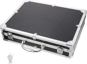 ERINGOGO Aluminum Briefcase - 11 Inch Hard Laptop Briefcases with Key Lock, Multifunctional Attache Case