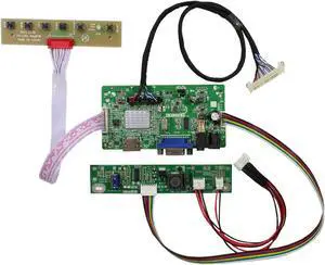 FanyiTek VGA LCD Display Controller Board for 21.5 inch LM215WF3 SDA1 1920x1080 30 Pin EDP LCD Screen