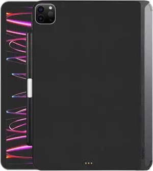 Haflyer Case for 2020/2022 iPad Air 10.9" 4th 5th Gen& 2018/2020/2021/2022 iPad Pro 11" 1st-4th- Magic Keyboard Compatible Case with Pencil Holder (Keyboard Not Included) - Leather Black