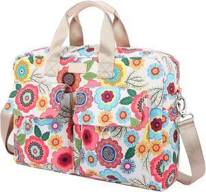 SANFAN Laptop Briefcase, Water Repellent Multi-Functional Laptop Shoulder Messenger Case Bag (15 inch-15.6 inch, SLB-4)