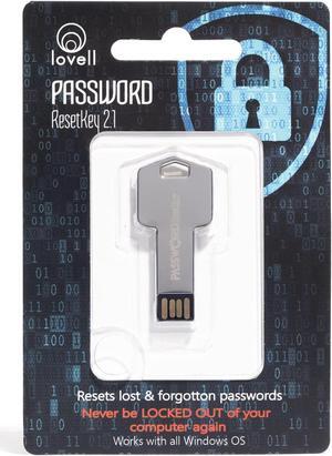 Password Reset Key II Next Generation - USB 3.0 Key Works w/Windows 98, 2000, XP, Vista, 7, & 10 - Fast Access No Internet Connection Needed - Reset Lost Passwords on Windows Based PC & Laptop