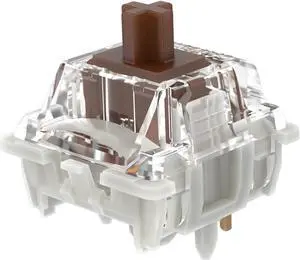 DRAOZA Gateron G Brown Pro 3.0 Switches,5-Pin Pre Lubed RGB SMD Tactile Switches for MX Gaming Mechanical Keyboard (G PRO 3.0,Brown,72PCS)