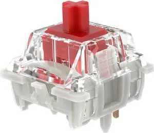 DRAOZA Gateron G Red Pro 3.0 Switches,5-Pin Pre Lubed RGB SMD Linear Switches for MX Gaming Mechanical Keyboard (G Pro 3.0,Red,72PCS)